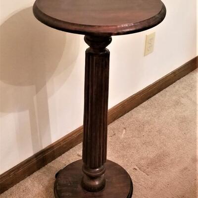Lot #200  Vintage Oak Pedestal or Fern Stand