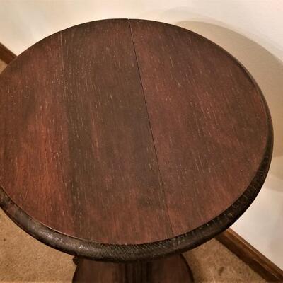 Lot #200  Vintage Oak Pedestal or Fern Stand