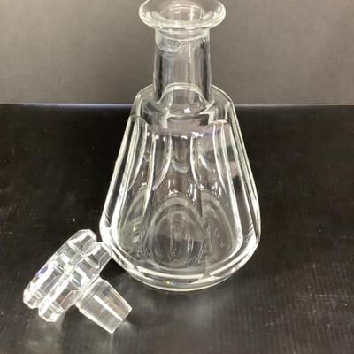 C - 318 Vintage Baccarat Whiskey/Wine Clear Glass Decanter with Stopper