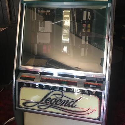 Lot 3: Rock-Ola CD Jukebox 60th Anniversary Legend Edition Working And Loaded with CDs
