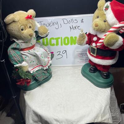 Christmas Battery Operated Bears