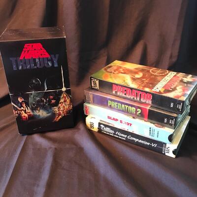 Lot 41: Sealed Vintage VHS Star Wars, Predator & More