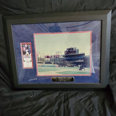 Rafeal Paleimo MLB 500th home Rum with ticket