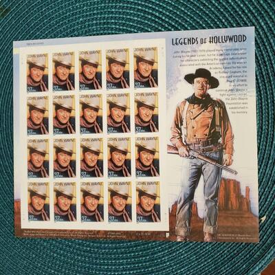 John Wayne, Stamps20 in all never separated
