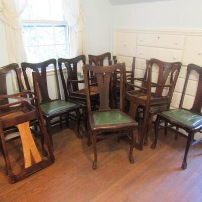Vintage Solid Wood Chairs