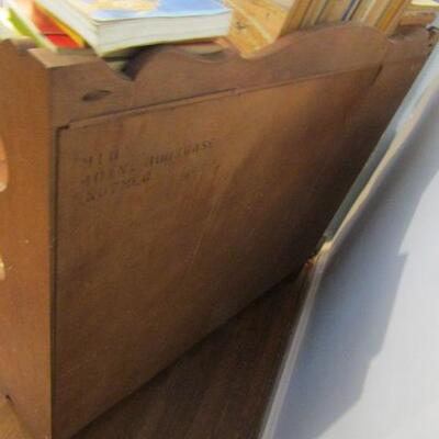 Solid Wood Bookshelf (No Contents)