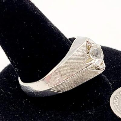 Sterling silver men's ring size 10
