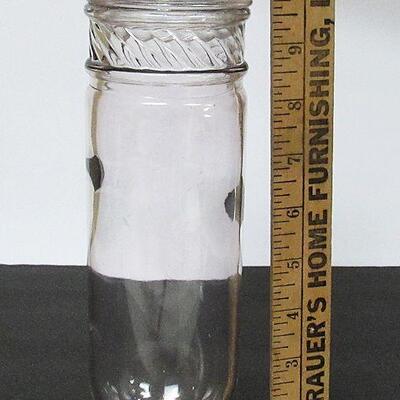 Vintage Tall Apocathary Jar Fancy Glass Cover