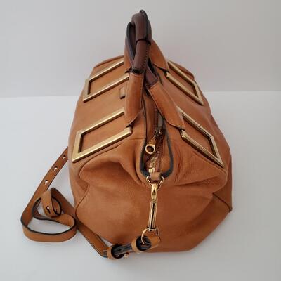 Chloe brown leather Ethel satchel bag