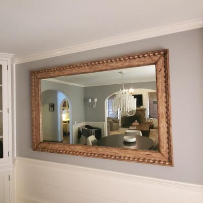 Beautiful large framed mirror