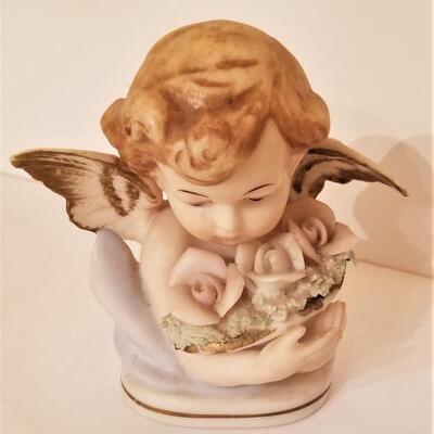 Lot #208  Vintage Bisque Porcelain Lot - CHERUBS