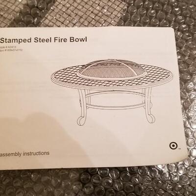 Lot #212  Brand new Outdoor Fire Pit - never used