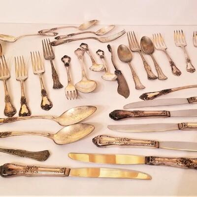 Lot #222  Lot of Vintage/Antique Silverplate Flatware