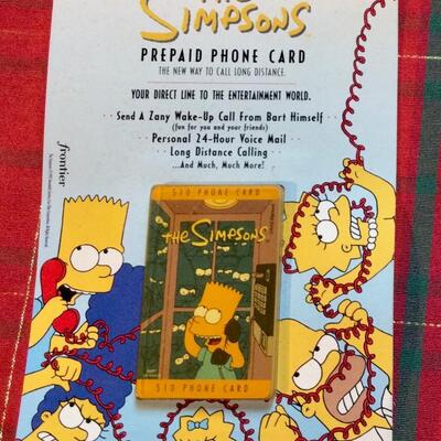 A 117 , Simpsons phone card