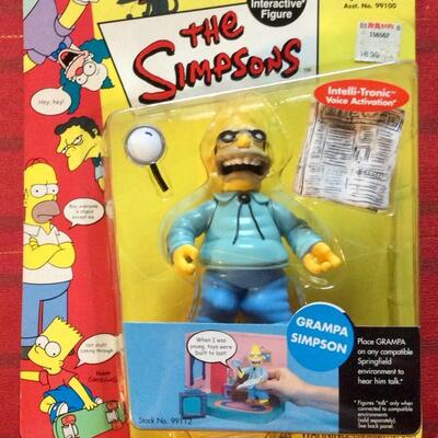 A 150 Simpson action figure GrandPa Simpson