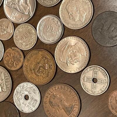 Lot of Vintage Foreign Coins