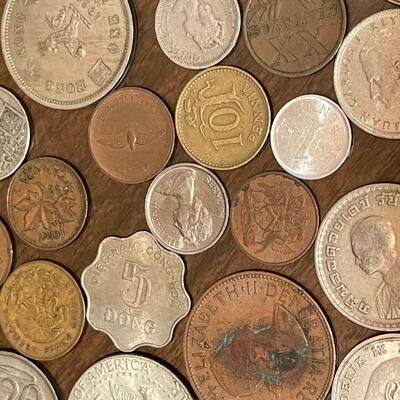 Lot of Vintage Foreign Coins