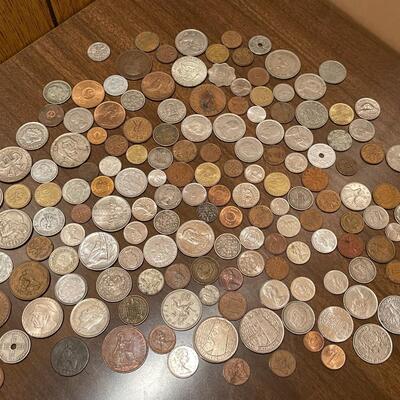 Lot of Vintage Foreign Coins