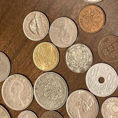 Lot of Vintage Foreign Coins
