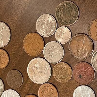 Lot of Vintage Foreign Coins