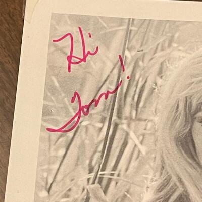 Vintage Autographed Photo of Nancy Sinatra
