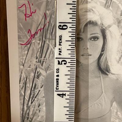 Vintage Autographed Photo of Nancy Sinatra