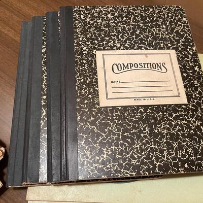 Vintage Collection of Handwritten High School Notes and Reports