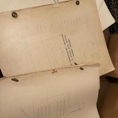 Vintage Collection of Handwritten High School Notes and Reports