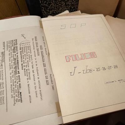 Vintage Collection of Handwritten High School Notes and Reports