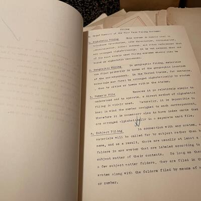 Vintage Collection of Handwritten High School Notes and Reports