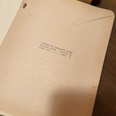 Vintage Collection of Handwritten High School Notes and Reports