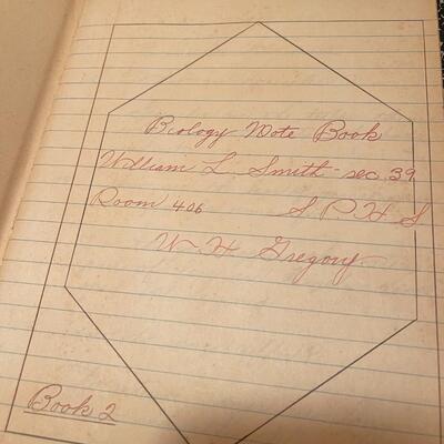 Vintage Collection of Handwritten High School Notes and Reports