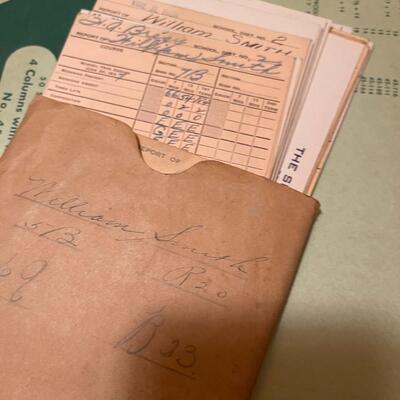 Vintage Collection of Handwritten High School Notes and Reports