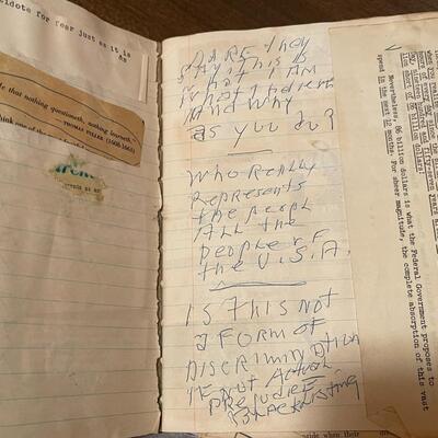 Collection of Personal Journals of a WWII War Hero