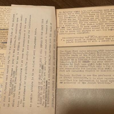 Collection of Personal Journals of a WWII War Hero