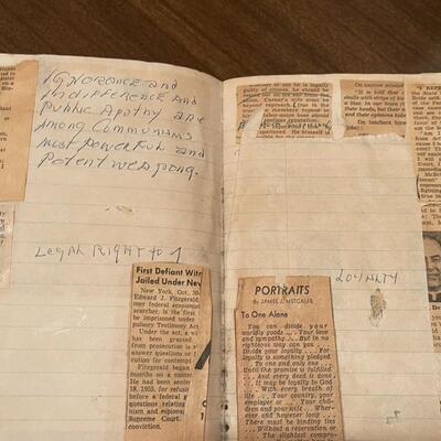 Collection of Personal Journals of a WWII War Hero