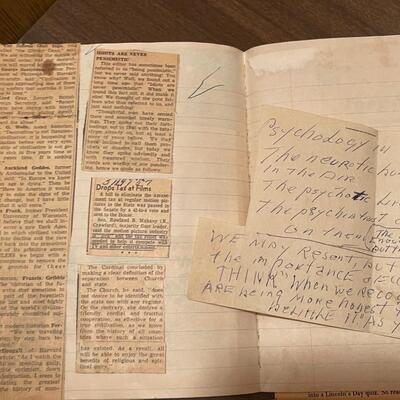Collection of Personal Journals of a WWII War Hero