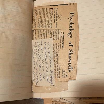 Collection of Personal Journals of a WWII War Hero