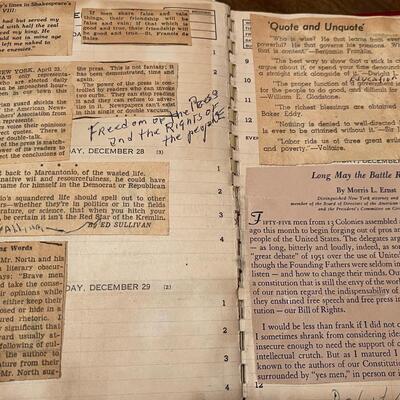 Collection of Personal Journals of a WWII War Hero