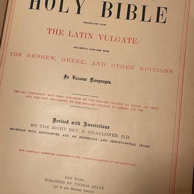 Collection of 4 1800's Bibles