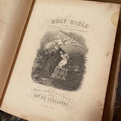 Collection of 4 1800's Bibles