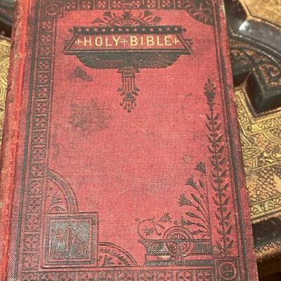 Collection of 4 1800's Bibles