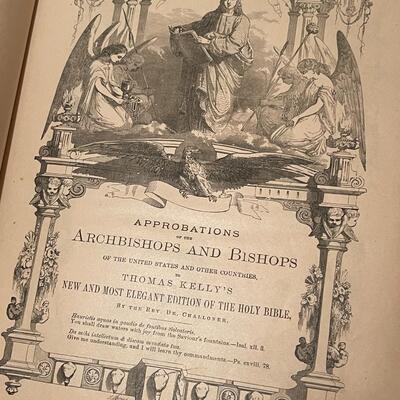 Collection of 4 1800's Bibles