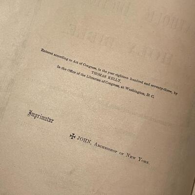 Collection of 4 1800's Bibles