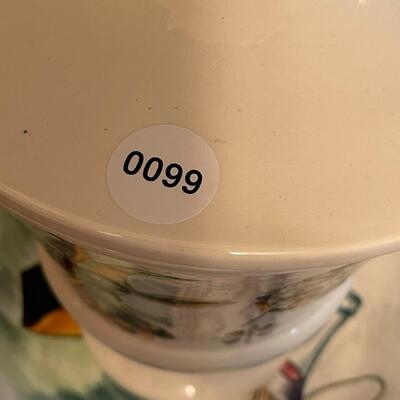 MCM Cookie Jar and Bowl