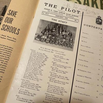 Vintage High School Memorabilia