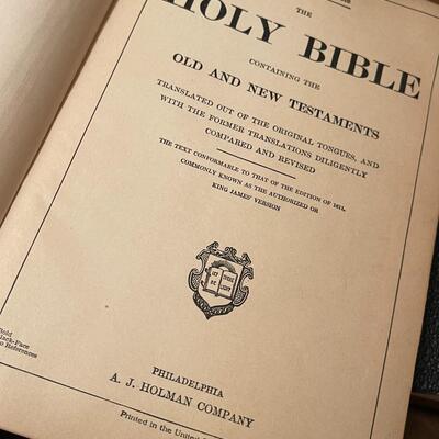 Collection of Bibles from 1900's
