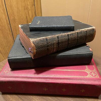 Collection of Bibles from 1900's