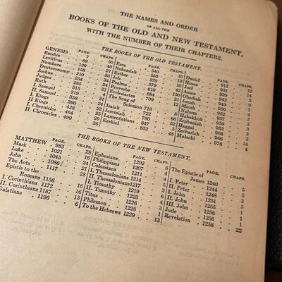 Collection of Bibles from 1900's