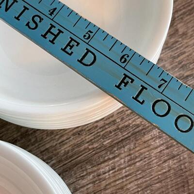 Large Lot of White Corelle Bowls